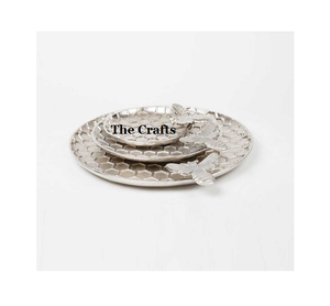 Plateau de service rond pour accessoires de table, plateau de service alimentaire de qualité supérieure à prix abordables - Product Image 2