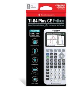 เครื่องคิดเลขกราฟิก Texas Instruments TI 84 Plus CE Pythagorean Colors รุ่นใหม่ล่าสุดปี 2025 สีขาว - Product Image 6