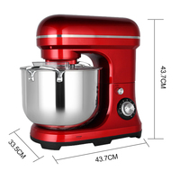 Batteur sur socle électrique puissant 2000W pour usage domestique, 10L/11L, avec bol mélangeur en acier inoxydable, moteur DC 8 vitesses, fouet à œufs et crochet pétrisseur