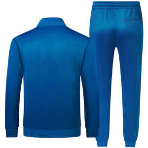 Conjunto de chándal atlético de 2 piezas personalizado para hombre, Sudadera con capucha y cremallera completa estampada, pantalones de chándal para correr, chándal al por mayor - Product Image 2