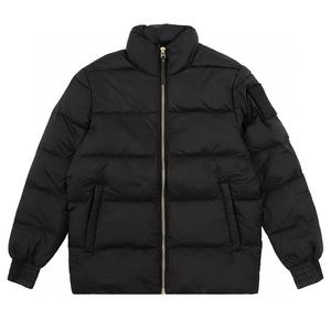 100% Satin Super chaud bulle veste vers le bas bulle Bomber hommes bouffant hiver veste bouffant manteau hommes vers le bas vestes personnalisées - Product Image 1