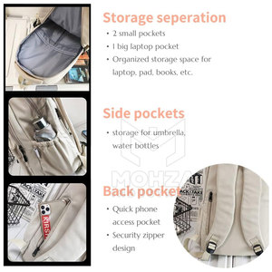 Most Popular Design Your Own Logo <b>Backpack</b> Bag Reasonable Price <b>Lightweight</b> <b>Backpack</b> Bag For Adult - Product Image 6