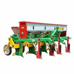 New Design Four (4) Row Corn Planter Multicrop Corn Seeder with Fertilizer Customised Green