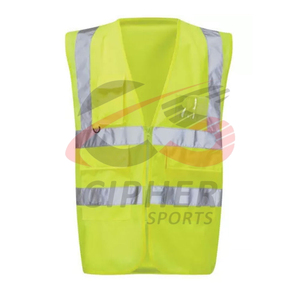 Best High Quality <b>Reflective</b> Safety <b>Vest</b> For Worker High Visibility Safety <b>Vest</b> With Custom Color New Design Safety Work <b>Vest</b> - Product Image 4
