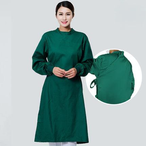 Uniforme de Hospital Scrubs Mujeres Hombres Enfermera Chaqueta Abrigo Scrub Médico Scrubs Bata de laboratorio blanca - Product Image 4