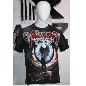 T-shirt vintage délavé à l'acide T-shirt streetwear surdimensionné unisexe Chemise en coton avec logo personnalisé Fournisseur OEM - Product Image 4