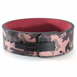 Los Mejores Cinturones de Cuero Transpirables Hechos a Medida para Hombre, Nuevo Diseño de Camuflaje, Equipo de Levantamiento de Pesas a un Precio Increíble - Product Image 5