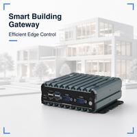 PC Mini Industri Tangguh untuk POS Ritel, Komputer Tertanam untuk Terminal Point of Sale