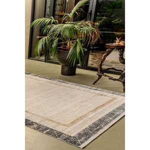 Tapis moderne multicolore Netline PR017 Perre, 60% viscose, 40% acrylique, pour chambre à coucher, bureau et chambre d'enfant - Product Image 4