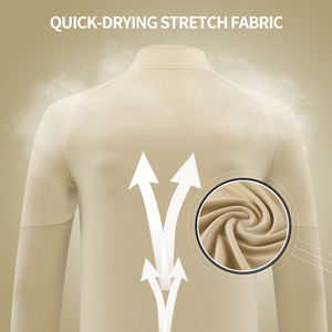 . Pull moderne quart de zip de golf parfait pour les chaudes journées ensoleillées sur le parcours ou la plage avec tissu à séchage rapide - Product Image 4