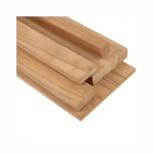 Grosir kayu balok kayu kualitas tinggi kayu jati bulat