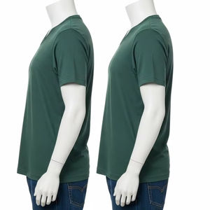 เสื้อยืดคอกลมผ้าใยไผ่ผ้าคอตตอนเป็นมิตรกับสิ่งแวดล้อมผ้านุ่มระบายอากาศสวมใส่สบายสวมใส่ได้ทุกวันเสื้อผ้าลำลอง - Product Image 3