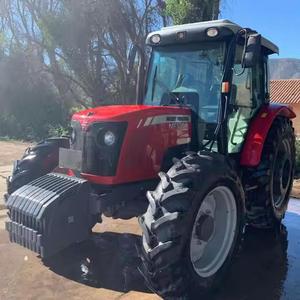 Tractor de Control Remoto Rojo, Juguete Agrícola con Cabina, Modelo de Vehículo Agrícola con Neumáticos Grandes - Product Image 4