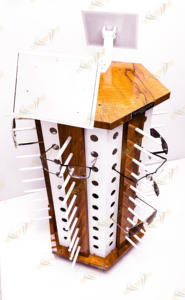 Nouveauté, supports de lunettes d'affichage optique en bois de qualité supérieure, attrait visuel optimal, bois de qualité supérieure - Product Image 4