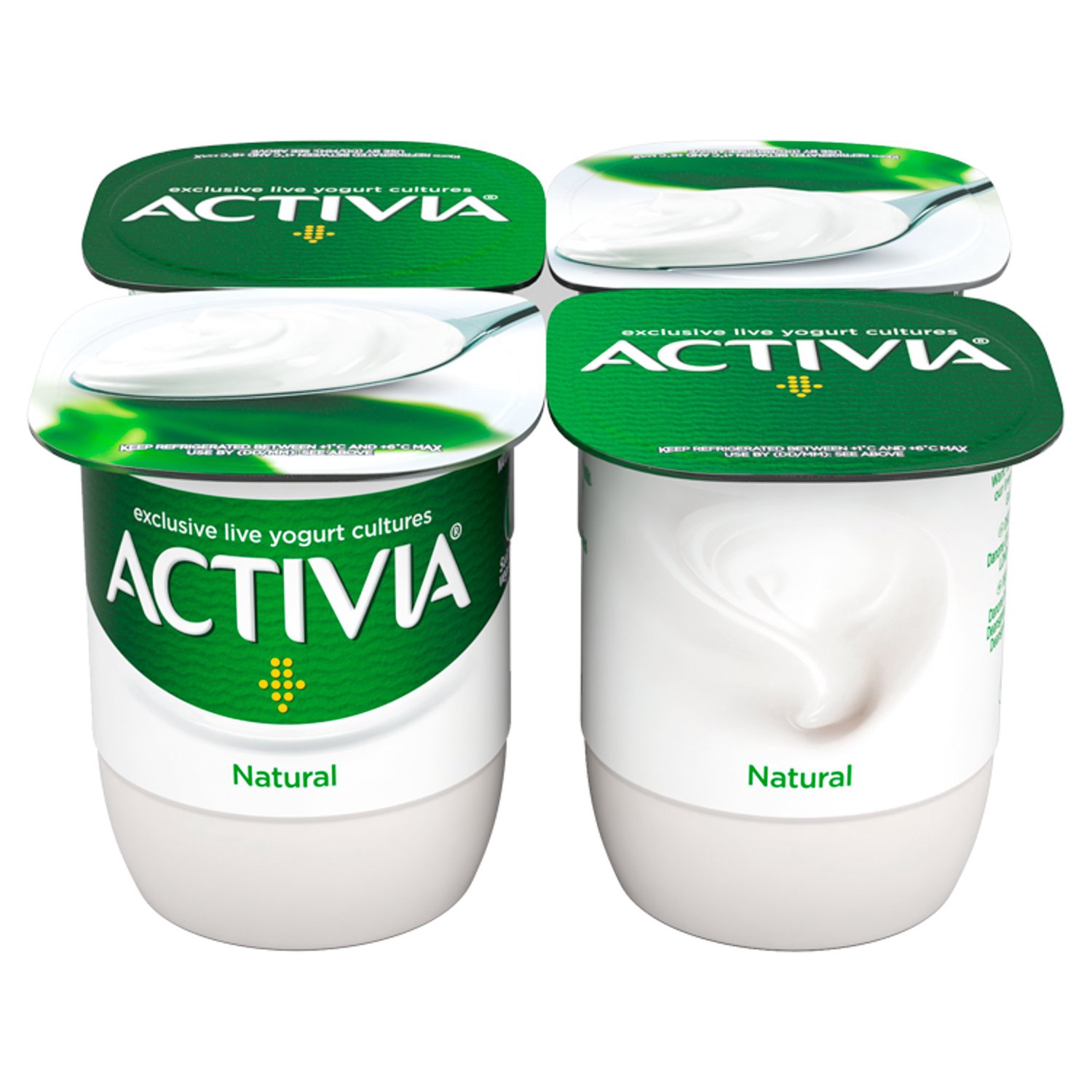 Йогурт Activa, упакованный с пробиотиками, предлагается по непревзойденным ценам