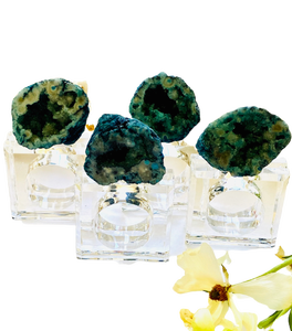 Elegante diseño fabuloso servilleteros acrílico con ágata accesorios de mesa de comedor hechos a mano mejor vajilla anillos de tejido decorativos - Product Image 3