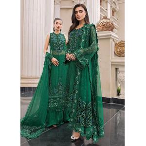 ชุดเดรสสีแดงเข้มของอินเดียและปากีสถานจากปากีสถานชุดเดรสสีใหม่ - Product Image 2