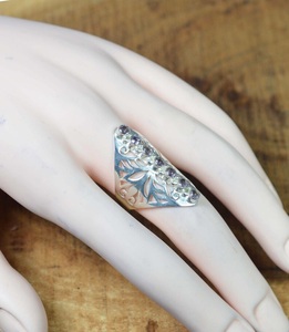 Amatista 925 anillo de filigrana de plata esterlina hecho a mano joyería de piedras preciosas regalo para ella - Product Image 4