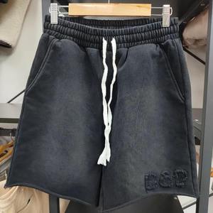 Pantalones cortos de verano de peso pesado para hombre, malla informal de calidad con decoración de patrón sólido sublimado y bolsillos - Product Image 2