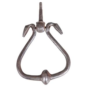 Poignée de porte en métal au design incroyable, accessoires de quincaillerie, finition argent antique pour la maison, les hôtels, les villas - Product Image 1