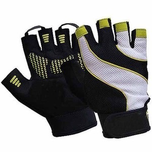 Unisex High Quality Half Finger Sport <b>Gloves</b> Polyester Fitness Exercise Workout <b>Gloves</b> for Gym Training and Weight Lifting - Product Image 5