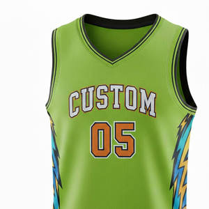 Débardeur de basketball personnalisé pour hommes, équipement d'équipe personnalisé pour les tournois et les entraînements, vêtements de sport respirants - Product Image 4