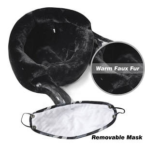 Fournisseur direct d'usine, meilleure qualité, vêtements d'hiver rayés, cagoule, impression numérique, vêtements de mode courants, faible MOQ - Product Image 2