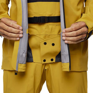 Veste Softshell légère et enduite pour homme, coupe-vent, imperméable, col montant, randonnée en plein air, service de personnalisation fourni - Product Image 3