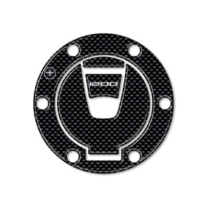 Adesivi 3D in carbonio per tappo serbatoio moto Ducati Multistrada 1200 - Product Image 1