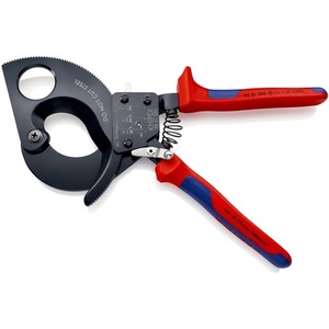 Coupe-câbles KNIPEX avec une longueur totale de 280 mm, poignées multi-composants pour une utilisation maximale. Accessoire de gestion des câbles de 52 mm (380 mm) - Product Image 6