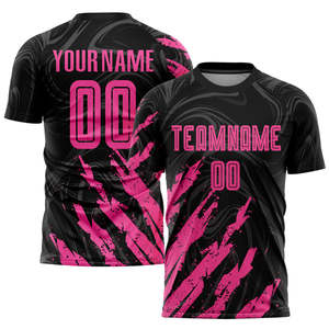 Maillot de football personnalisé de qualité supérieure, léger, à séchage rapide, respirant, unisexe, pour adultes, vêtements de sport pour clubs et ligues amateur - Product Image 2