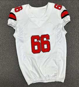 Uniformes de football américain de jeunesse de sublimation conçus sur mesure de la plus haute qualité pantalon intégré en jersey sergé - Product Image 5