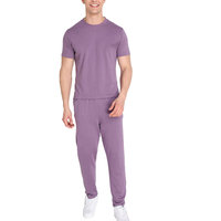 Premium Kalite Yazlık Erkek Tişört ve Pantolon Takımı Nefes Alabilen Polyester/Pamuk Karışımı Sokak Modası Özelleştirilebilir