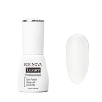 La capa superior mate de goma ICE NOVA previene el amarilleo 10ml/1kg/5kg Kit a granel Hema/Tpo/Hpma Free Gel Polish Factory Private Label Clear