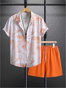 Nouveau plus exigeant hommes décontracté Shorts ensemble à manches courtes t-shirt Shorts survêtement ensemble hommes marque vêtements 2 pièces ensembles - Product Image 4