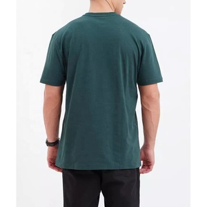 Vente en gros OEM Chemise homme lourde en coton T-shirt surdimensionné T-shirts manches courtes avec logo personnalisé T-shirts de haute qualité pour hommes - Product Image 3