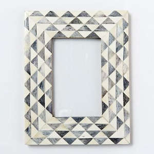 Marco de fotos con incrustaciones de hueso floral con marco de Arte de acabado natural para álbumes de fotos y accesorios de uso interior y regalos personalizados - Product Image 2