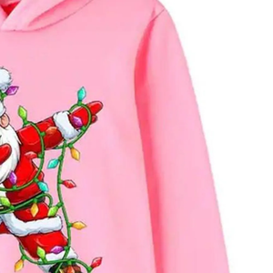 Sudaderas con Capucha Unisex para Hombre, Invierno, Navidad, Impresión Digital 3D, Tinte Liso, Diseño Personalizado con Cuentas, 100% Algodón Ecológico - Product Image 4