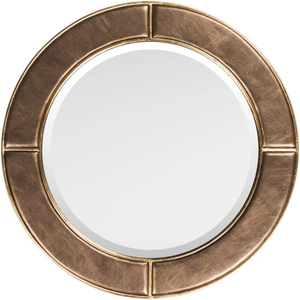 Miroirs muraux décoratifs en laiton pour salon avec bordure perlée et finition dorée hautement designée, décoration intérieure, miroirs suspendus - Product Image 5