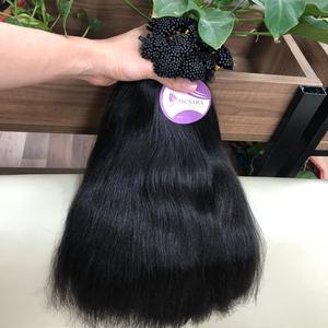 2023 Offre Spéciale extensions humaines double yaki bande de cheveux raides usine de cheveux vietnamiens raides - Product Image 4