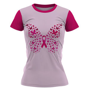 2025 camisetas de alta calidad para mujer, logotipo impreso personalizado, moda de algodón para mujer, respetuosas con el medio ambiente para ropa informal de verano OEM - Product Image 3