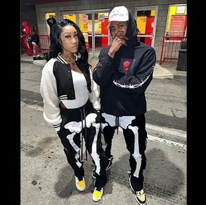 Pantalones Cargo Personalizados de Moda Urbana Unisex con Estampado Puff para Mujer, Invierno 2024, Pantalones Deportivos Ajustados para Hombre - Product Image 5