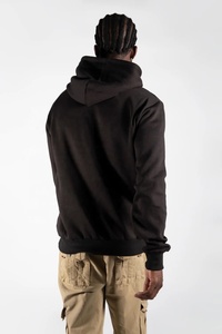 OEM personnalisé 2025 hiver tendance coton lourd hommes sweat à capuche qualité polaire surdimensionné avec impression de logo en relief - Product Image 4