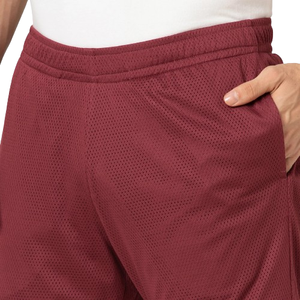 Custom Logo Men's Double <b>Layer</b> Breathable Mesh Shorts 100% Polyester New Design Solid High Street XS XXS Plain Dyed Cotton - Product Image 3