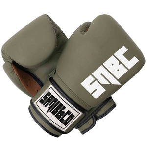 ถุงมือชกมวย MMA แบบมืออาชีพ รับทำโลโก้ OEM ปิดแบบผูกเชือก หนัง PU คุณภาพสูง 8 ออนซ์ มีหลายขนาดให้เลือก - Product Image 5