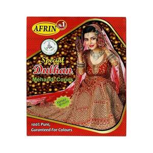 AFRIN Henna Mehandi Cone Pack of 12 (30gm Each) | Dulhan Spacial - Product Image 2
