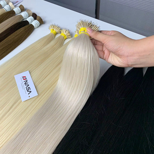 Extensions de cheveux en micro-anneaux Nano Ring Tip, 100% cheveux vierges vietnamiens, qualité supérieure, couleur platine - Product Image 1