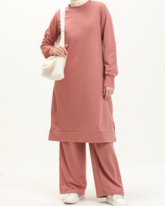 Top Quality Two Pieces Islamic <b>Women</b> Clothing <b>Plus</b> <b>Size</b> Breathable Muslim Elastic <b>Tracksuit</b> Best Seller - Product Image 2