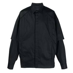 T-shirt à manches longues pour homme, personnalisé OEM, en tissu Oxford 100 % coton épais, écologique et à séchage rapide, collection 2026 - Product Image 4