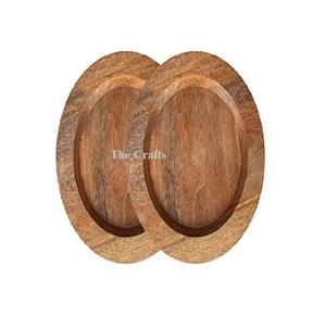 Assiette de présentation au design fantastique, en bois fait main, pour la maison, les restaurants et les mariages - Product Image 3